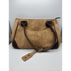 ARTELUSA Cork Tote Artisan Large Purse Portugal Natural Vegan Handmade Bag